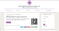Desktop Screenshot of albionalumni.org